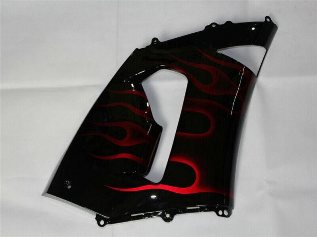 ZX6R 05-06 Motorrad Verkleidungen - Rot Schwarz ZX6R 05-06 Motorrad Verkleidungen - Rot Schwarz