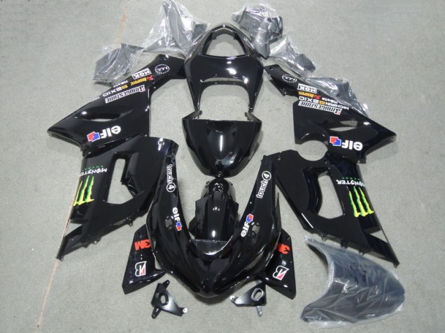 ZX6R 05-06 Motorrad Verkleidungen - Schwarz 3M Touch4 Monster ZX6R 05-06 Motorrad Verkleidungen - Schwarz 3M Touch4 Monster