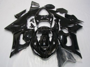 ZX6R 05-06 Motorrad Verkleidungen - Schwarz
