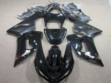 ZX6R 05-06 Motorrad Verkleidungen - Schwarzer Ninja 636