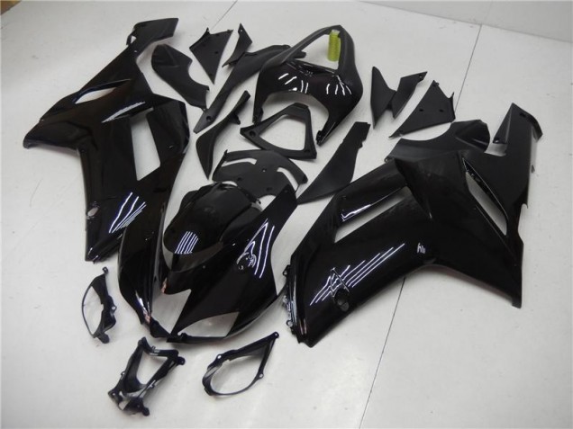 ZX6R 07-08 Motorrad Verkleidung - Glänzend Schwarz ZX6R 07-08 Motorrad Verkleidung - Glänzend Schwarz