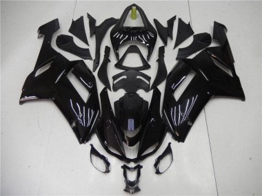 ZX6R 07-08 Motorrad Verkleidung - Glänzend Schwarz