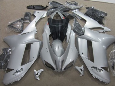 ZX6R 07-08 Motorrad Verkleidung - Silber