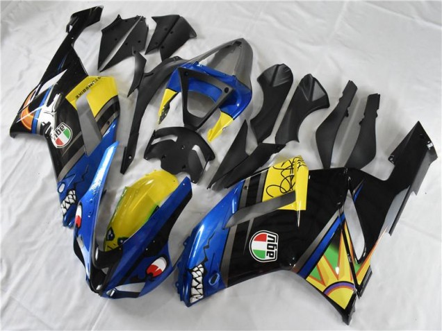 ZX6R 07-08 Motorrad Verkleidungen - Blau Hai ZX6R 07-08 Motorrad Verkleidungen - Blau Hai