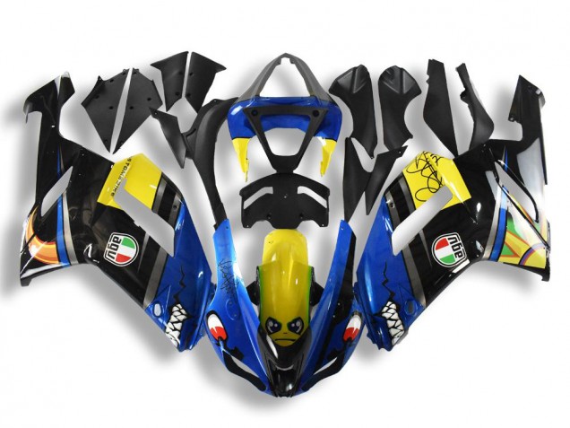 ZX6R 07-08 Motorrad Verkleidungen - Blau Hai ZX6R 07-08 Motorrad Verkleidungen - Blau Hai