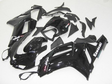 ZX6R 07-08 Motorrad Verkleidungen - Glänzend Schwarz