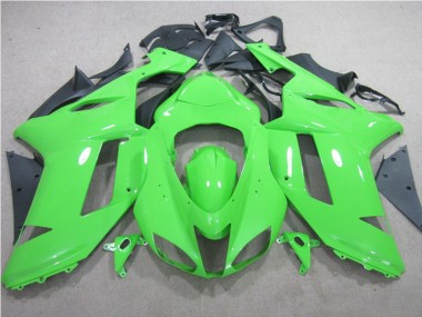 ZX6R 07-08 Motorrad Verkleidungen - Grün