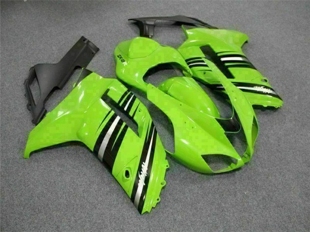 ZX6R 07-08 Motorrad Verkleidungen - Grün Schwarz ZX6R 07-08 Motorrad Verkleidungen - Grün Schwarz