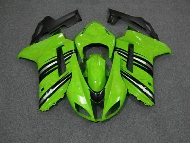 ZX6R 07-08 Motorrad Verkleidungen - Grün Schwarz ZX6R 07-08 Motorrad Verkleidungen - Grün Schwarz