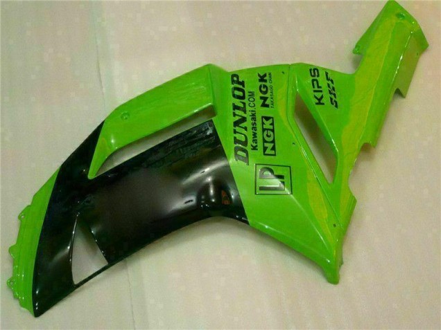 ZX6R 07-08 Motorrad Verkleidungen - Grün Schwarzer Dunlop ZX6R 07-08 Motorrad Verkleidungen - Grün Schwarzer Dunlop