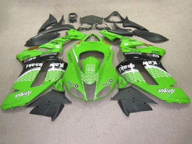 ZX6R 07-08 Motorrad Verkleidungen - Grüne Berührung 4