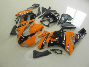 ZX6R 07-08 Motorrad Verkleidungen - Orange Monster