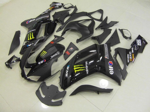ZX6R 07-08 Motorrad Verkleidungen - Schwarz Monster ZX6R 07-08 Motorrad Verkleidungen - Schwarz Monster