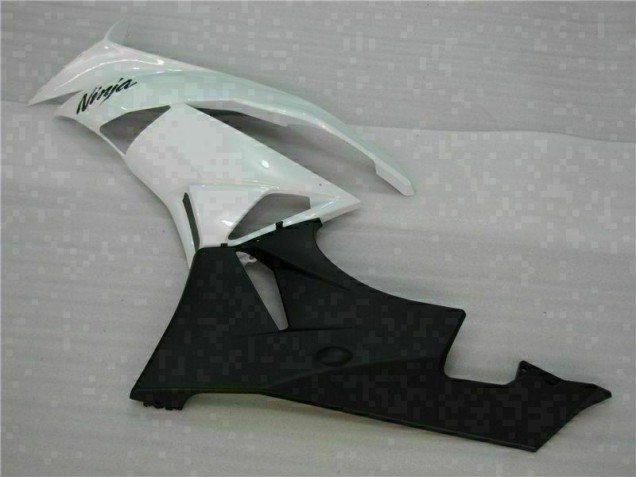 ZX6R 09-12 Motorrad Verkleidung - Weiß Schwarz ZX6R 09-12 Motorrad Verkleidung - Weiß Schwarz