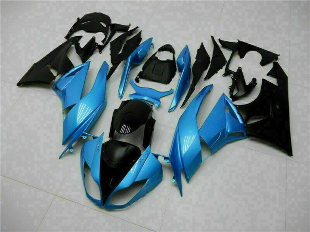 ZX6R 09-12 Motorrad Verkleidungen - Blau Schwarz ZX6R 09-12 Motorrad Verkleidungen - Blau Schwarz