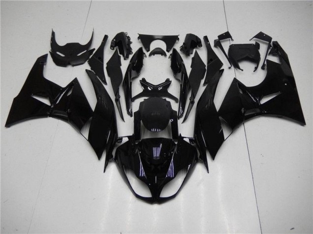 ZX6R 09-12 Motorrad Verkleidungen - Glänzend Schwarz ZX6R 09-12 Motorrad Verkleidungen - Glänzend Schwarz