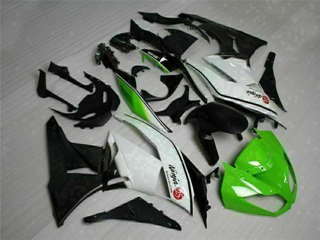 ZX6R 09-12 Motorrad Verkleidungen - Grün Schwarz Weiß 25 ZX6R 09-12 Motorrad Verkleidungen - Grün Schwarz Weiß 25