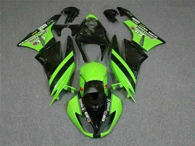 ZX6R 09-12 Motorrad Verkleidungen - Schwarz Grün 3M Touch4 ZX6R 09-12 Motorrad Verkleidungen - Schwarz Grün 3M Touch4