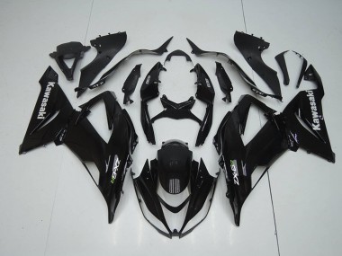 ZX6R 13-18 Motorrad Verkleidung - Glänzend Schwarz