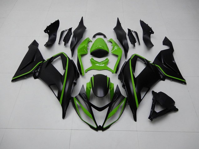 ZX6R 13-18 Motorrad Verkleidung - Schwarz Grün ZX6R 13-18 Motorrad Verkleidung - Schwarz Grün