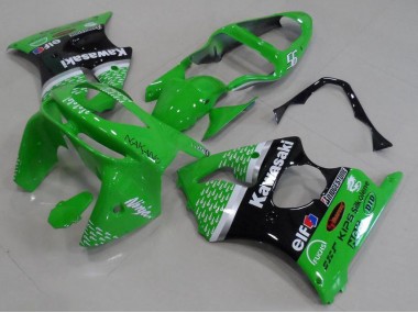 ZX6R 98-99 Motorrad Verkleidungen - Grün Schwarz