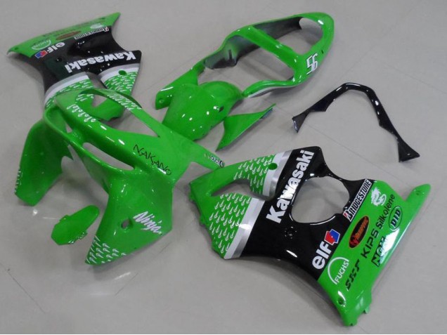 ZX6R 98-99 Motorrad Verkleidungen - Grün Schwarz ZX6R 98-99 Motorrad Verkleidungen - Grün Schwarz