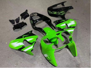 ZX9R 00-01 Motorrad Verkleidungen - Grün Glänzend Schwarz
