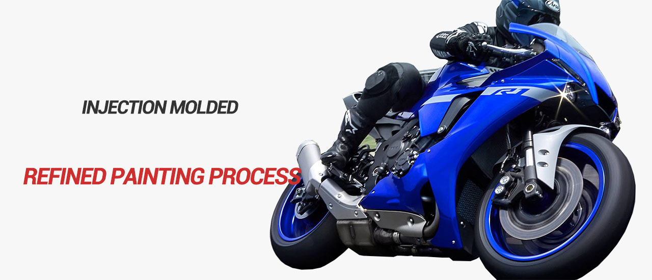 Injektion Motorrad Verkleidung, verfeinerter Lackierprozess | FairingRoad